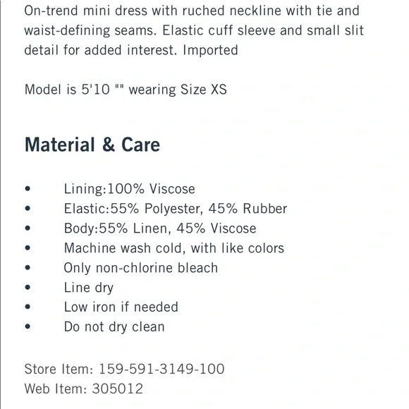 Abercrombie linen dress - Picture 7 of 10